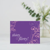 VERJAARDAGSFEESTJE UITNODIGING :: fabulous 2 Briefkaart (Staand voorkant)