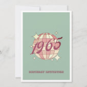 verjaardagsfeestje Uitnodiging geboren in 1965 (Achterkant)