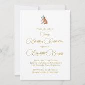 Verjaardagsfeestje uitnodiging voor honden (Achterkant)