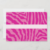 VERJAARDAGSFEESTJE UITNODIGT :: dierenprint 3L Kaart (Achterkant)