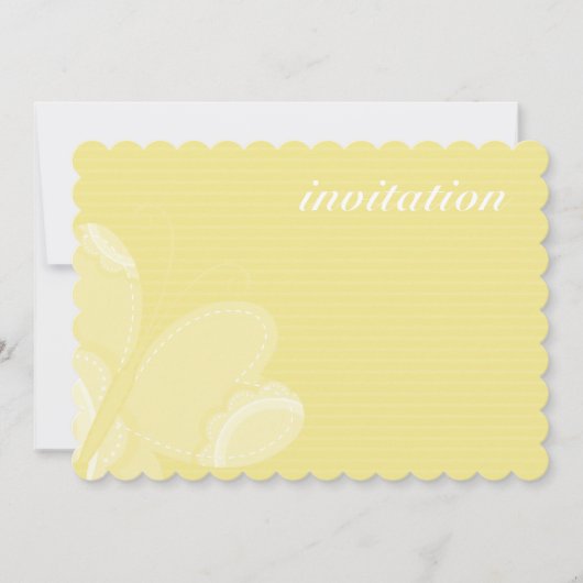 VERJAARDAGSFEESTJE UITNODIGT :: flutterby vlinder  Kaart (Voorkant)