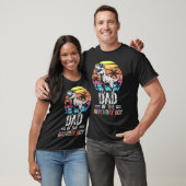 Verjaardagsfeestje vader dinosaurus t-shirt (Unisex)