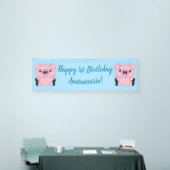 Verjaardagsfeestje van Blauwe Big Spandoek (Beurs)