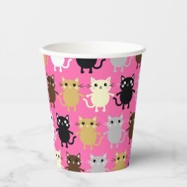 Verjaardagsfeestje van Cat Kind Papieren Bekers