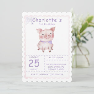 Verjaardagsfeestje van Charlotte's Web Kaart
