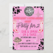 verjaardagsfeestje van Cowgirl Kaart (Voorkant)