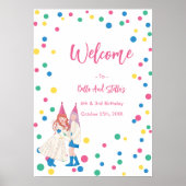 Verjaardagsfeestje van de Pastel Zusters Poster (Voorkant)