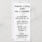 Verjaardagsfeestje van de Vintage Tovenaar van Oz, Kaart (Achterkant)