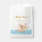 Verjaardagsfeestje van een magisch fee-zeemeermin  bedankzakje (Voorkant)