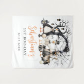 Verjaardagsfeestje van Halloween Spooky Goose 1 Wandkleed (Voorkant (horizontaal))