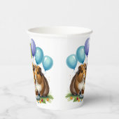 Verjaardagsfeestje van het cavia papieren bekers (Rechts)