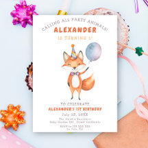 Verjaardagsfeestje van Little Fox