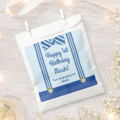 Verjaardagsfeestje van Little Man Bedankzakje (Geknipt)