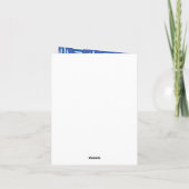 Verjaardagsfeestje van Little Man Kaart (Achterkant)