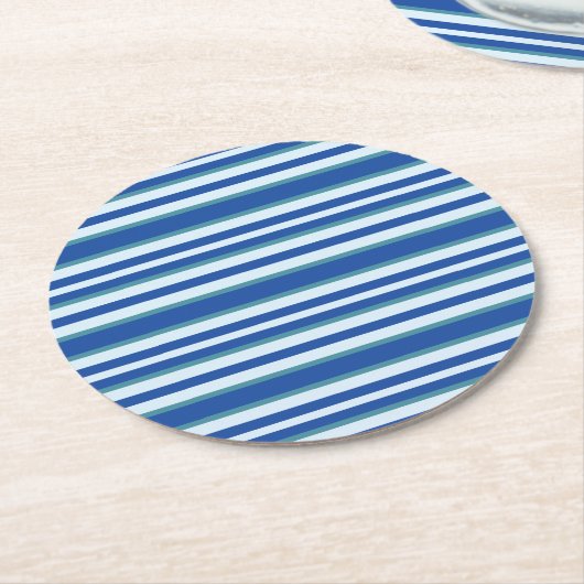 Verjaardagsfeestje van Little Man Ronde Kartonnen Onderzetter (Gebogen)