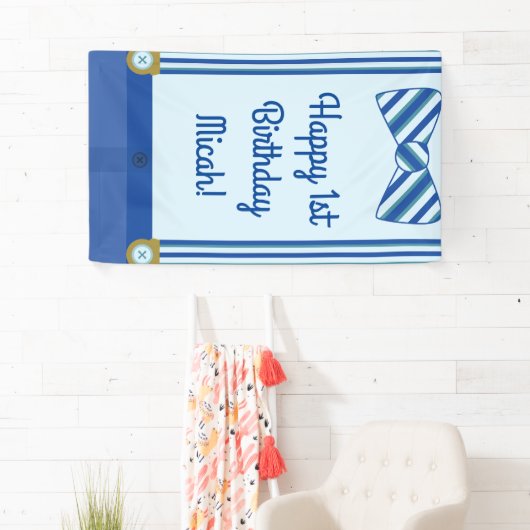 Verjaardagsfeestje van Little Man Spandoek (Insitu)