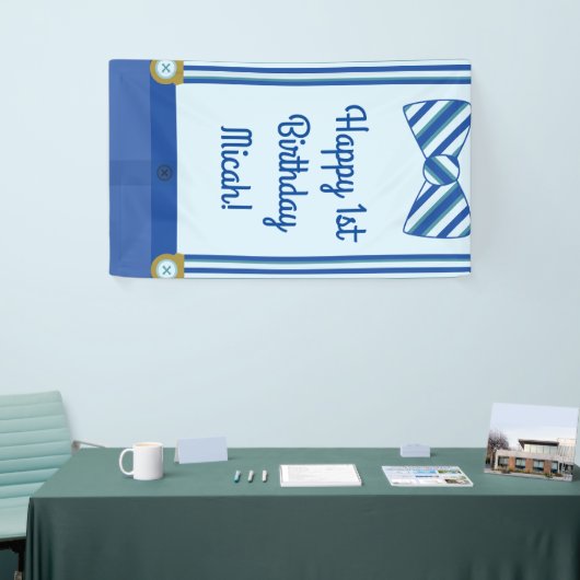 Verjaardagsfeestje van Little Man Spandoek (Beurs)