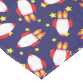 Verjaardagsfeestje van ruimteraketten tafelkleed (Gekanteld)