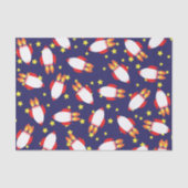 Verjaardagsfeestje van ruimteraketten tissuepapier (Voorkant)