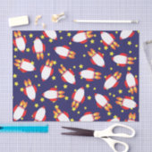 Verjaardagsfeestje van ruimteraketten tissuepapier (Craft)