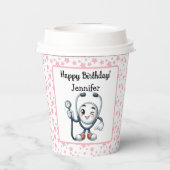 Verjaardagsfeestje Verjaardagsfeest Papieren beker (Achterkant)