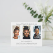 Verjaardagsfeestje verrassingsfeest elke leeftijd briefkaart (Staand voorkant)