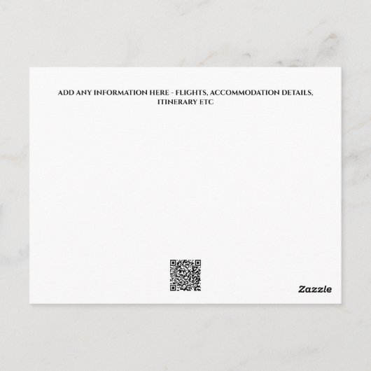 Verjaardagsfeestje verrassingsfeest elke leeftijd  briefkaart (Achterkant)