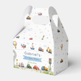 Verjaardagsfeestje Vervoer Bedankdoosjes