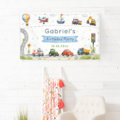 Verjaardagsfeestje Vervoer Spandoek (Insitu)