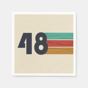 Verjaardagsfeestje vintage 1948 servet