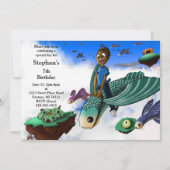 Verjaardagsfeestje voor Afro-Amerikaanse jongen  Kaart (Voorkant)