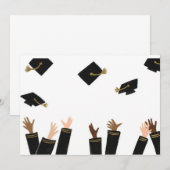 VERJAARDAGSFEESTJE VOOR AFSTUDEREN KAART (Voorkant / Achterkant)