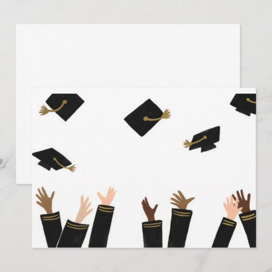 VERJAARDAGSFEESTJE VOOR AFSTUDEREN KAART (Voorkant / Achterkant)