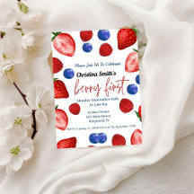 verjaardagsfeestje voor Cute berry, aardbeienverja