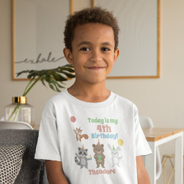 Verjaardagsfeestje voor de jarige jongen t-shirt