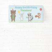 Verjaardagsfeestje voor Dieren Spandoek (Insitu)