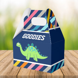 Verjaardagsfeestje voor een schattige dinosaurus bedankdoosjes