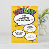 Verjaardagsfeestje voor elke leeftijd Modern leuk  Kaart (Staand voorkant)