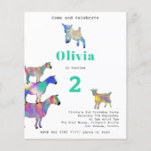 verjaardagsfeestje voor geit (Voorkant)