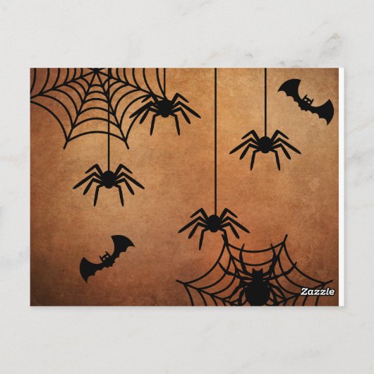 Verjaardagsfeestje voor Halloween Briefkaart (Achterkant)