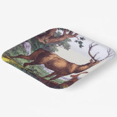  verjaardagsfeestje voor herten papieren bordje (Gebogen)