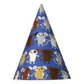 Verjaardagsfeestje voor honden Kinder Feesthoedjes (Voorkant)