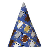 Verjaardagsfeestje voor honden Kinder Feesthoedjes (Rechts)