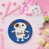 Verjaardagsfeestje voor honden Kinder Papieren Bordje (Feest)