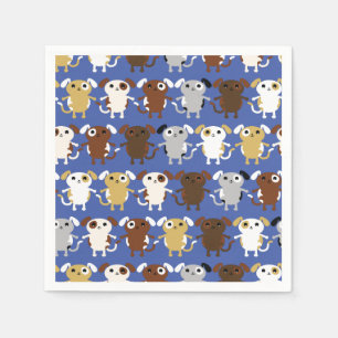 Verjaardagsfeestje voor honden Kinder Servet