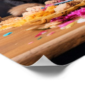 Verjaardagsfeestje voor honden poster (Hoek)