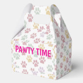 VERJAARDAGSFEESTJE VOOR HUISDIEREN PAWTY TIME PRIN BEDANKDOOSJES (Voorkant)
