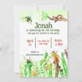 verjaardagsfeestje voor jongens met insecten Cute  Kaart (Voorkant)