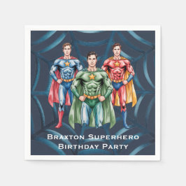 Verjaardagsfeestje voor jongens servet