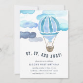 Verjaardagsfeestje voor kinderen in de lucht Uitno Kaart (Voorkant)